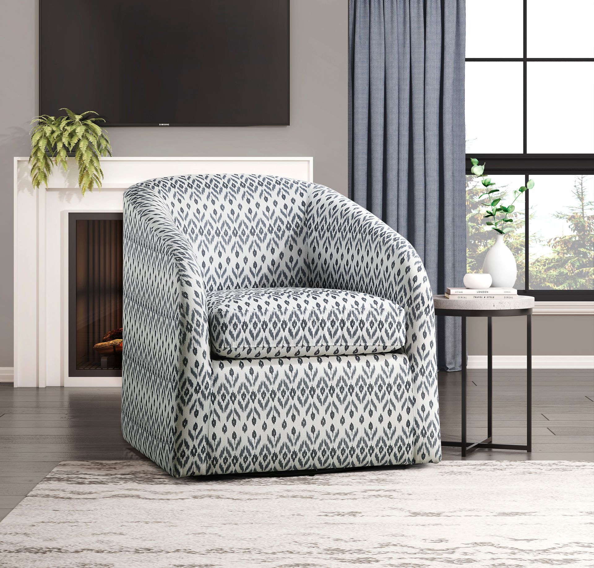 Augustine Swivel Chair