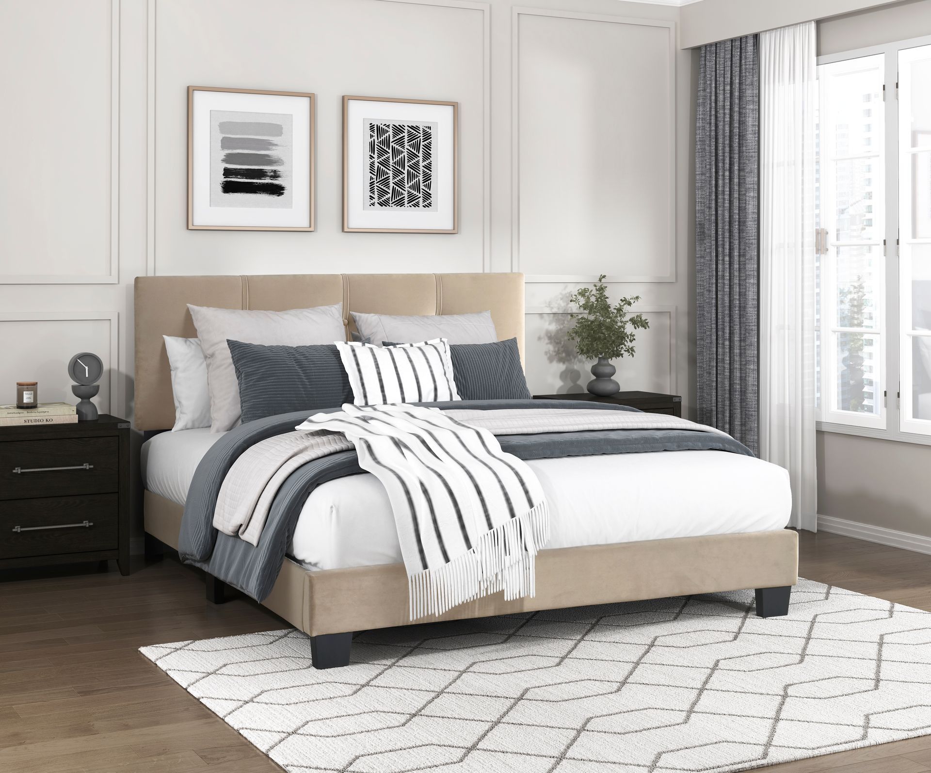 Newberry Full Platform Bed