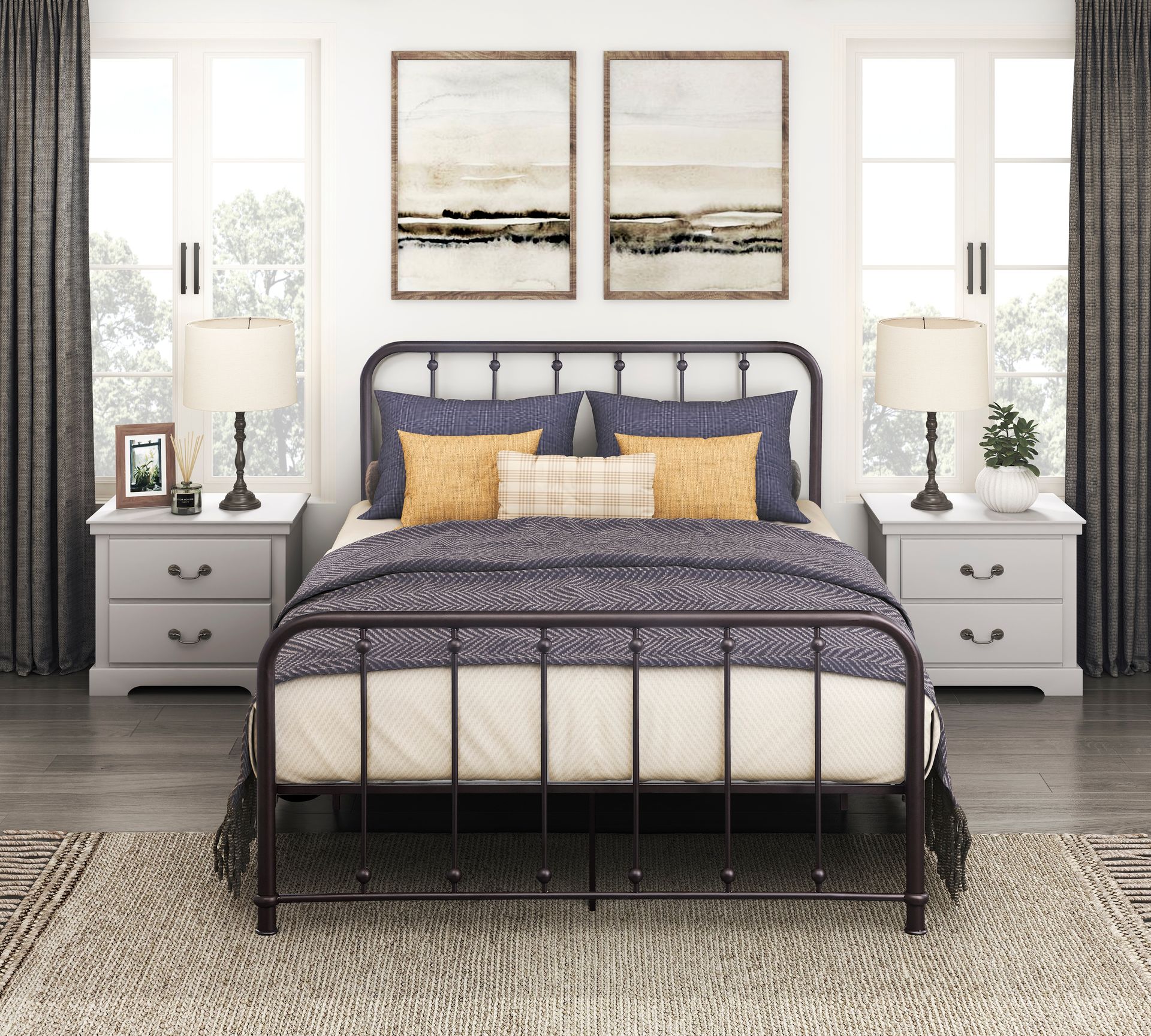Larkspur Full Platform Bed