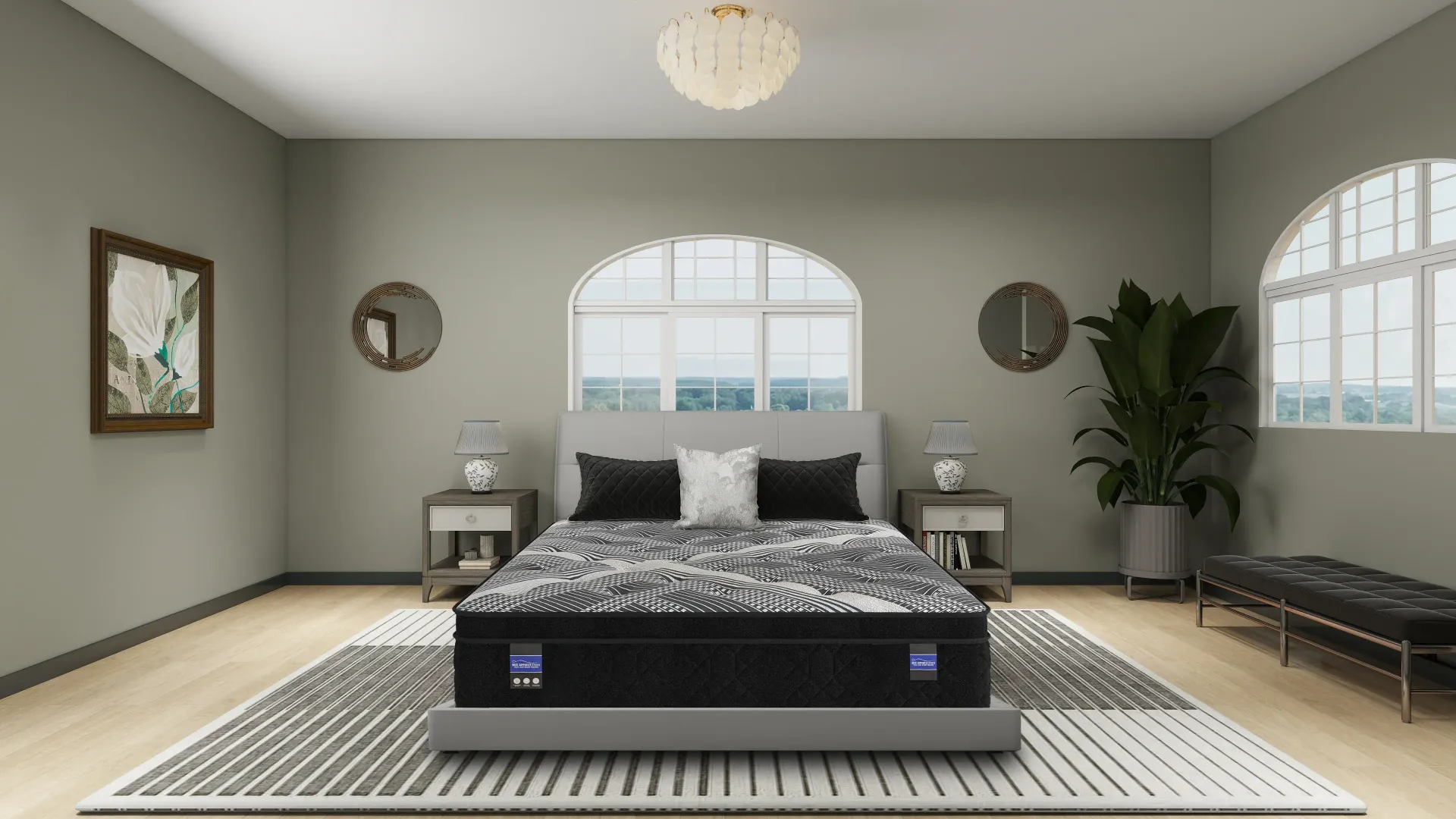 Francesca Eurotop Plush Mattress by Spring Air (Queen)