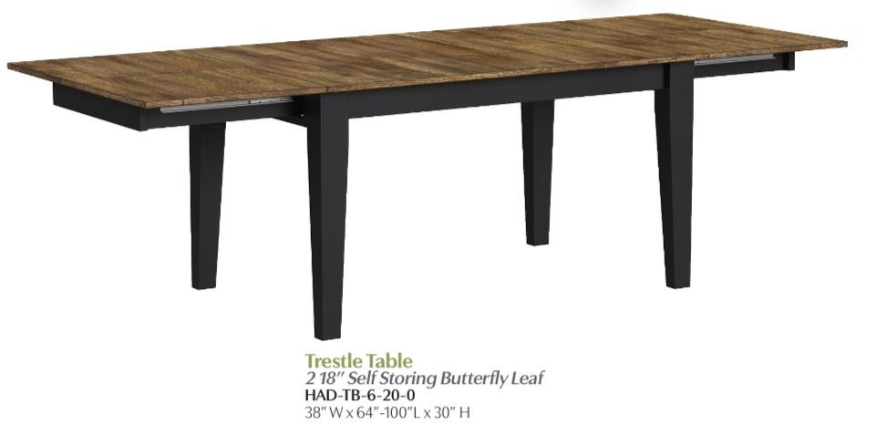 7 Piece Solid Wood Dining Set With 2 Self-Storing Leaves
