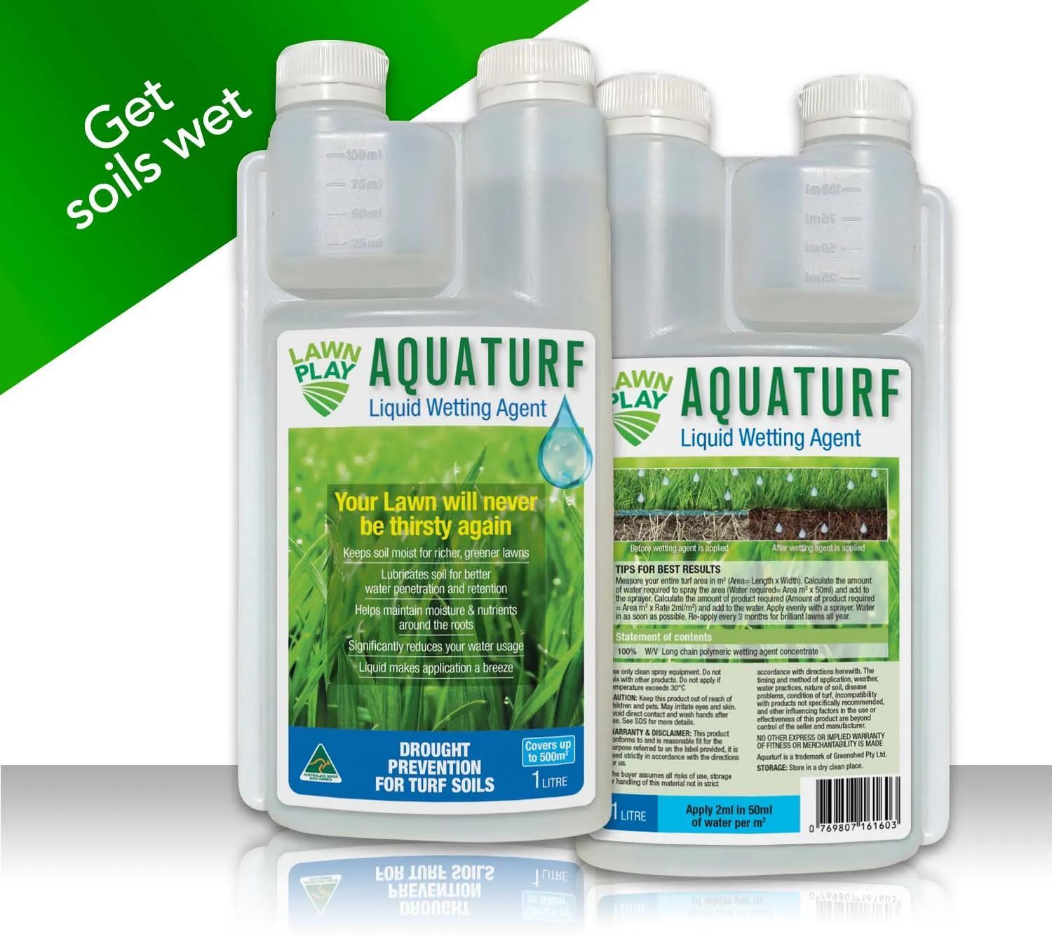 Aquaturf Wetting Agent — Tweed Landscape Supplies in Tweed Heads, NSW