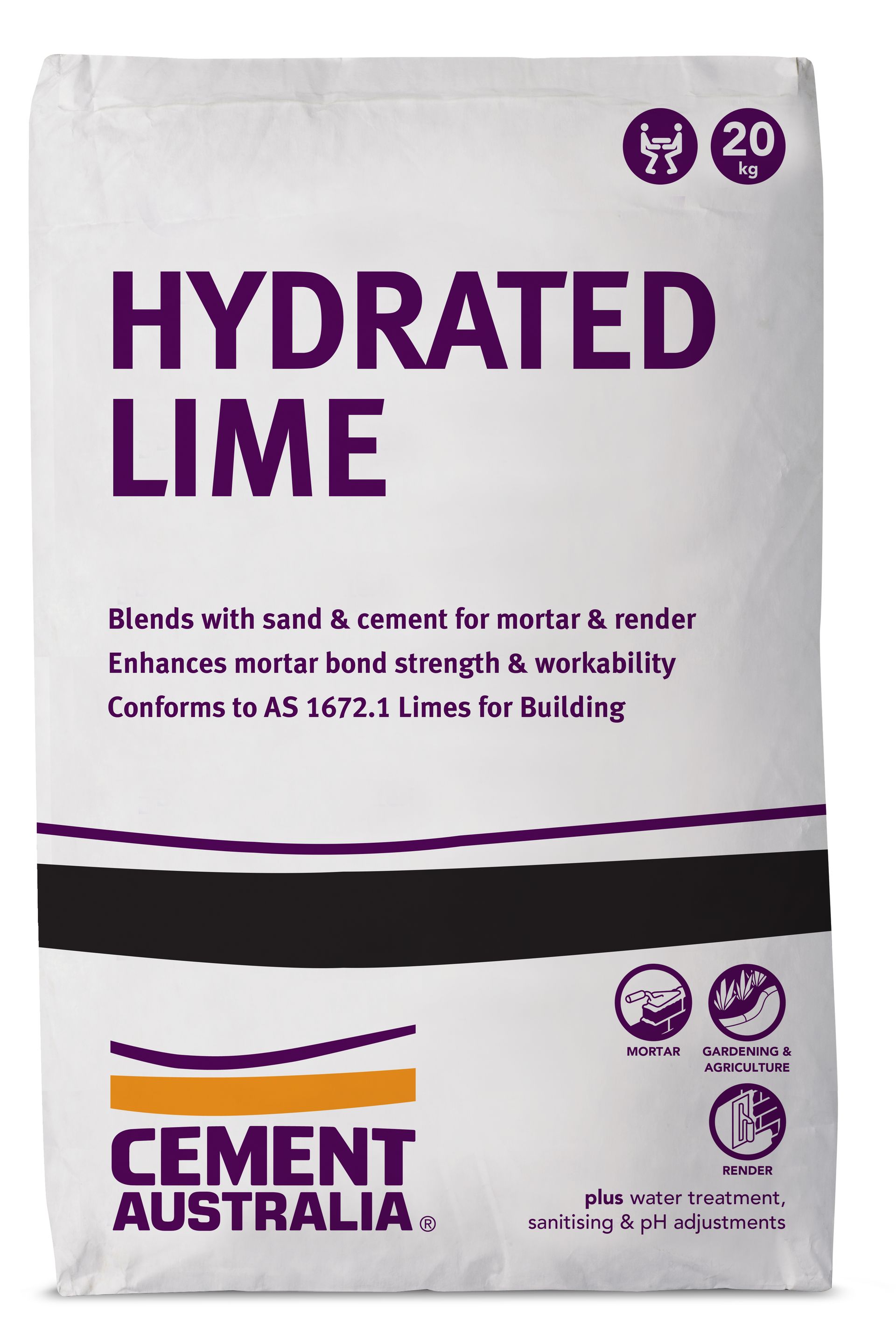 Cement Australia Hydrated Lime 10kg — Tweed Landscape Supplies in Tweed Heads, NSW