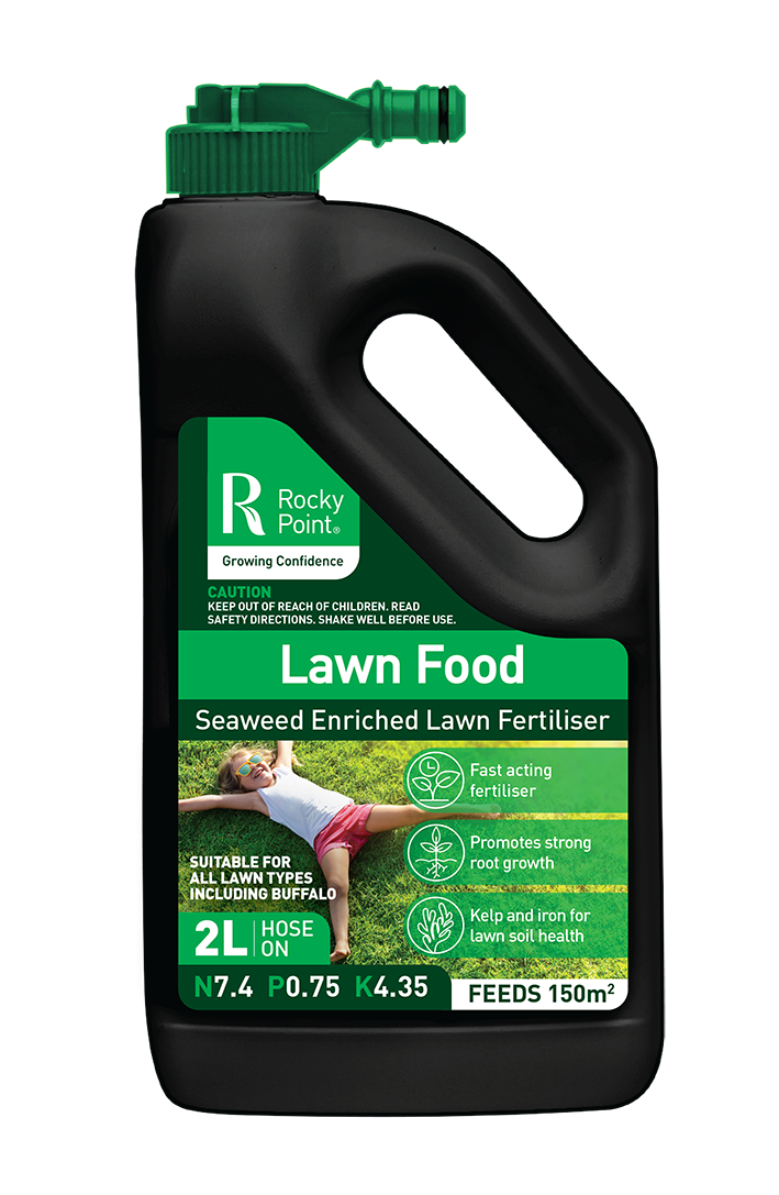 Rocky Point Lawn Food 2Ltr — Tweed Landscape Supplies in Tweed Heads, NSW