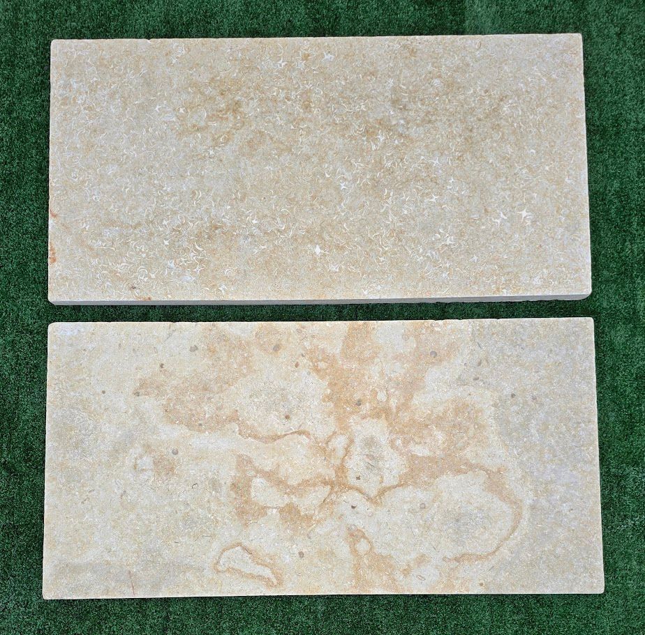 Egyptian Limestone Steppers Rectangle — Tweed Landscape Supplies in Tweed Heads, NSW