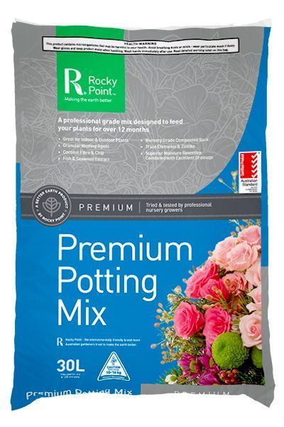 Rocky Point Premium Potting Mix 30ltr — Tweed Landscape Supplies in Tweed Heads, NSW