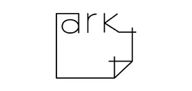 «ark»-tekst i en firkant, stilisert med et brettet hjørne og plusstegn.