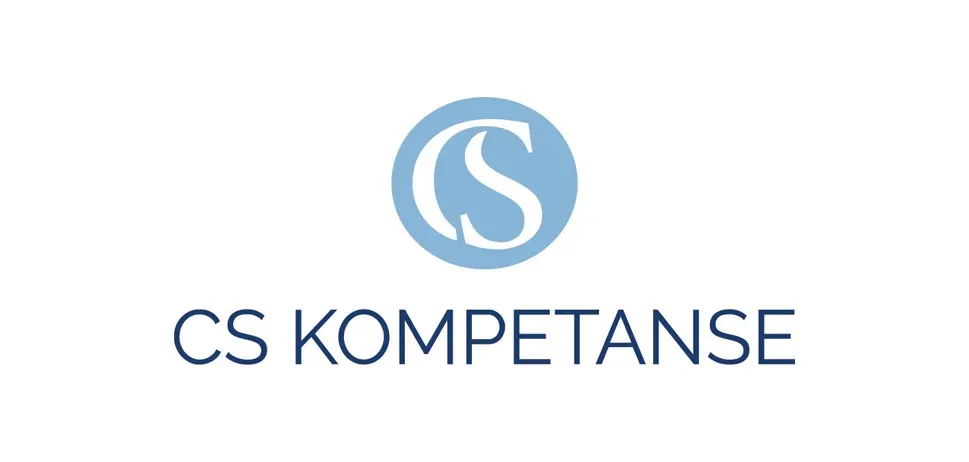 En logo for et selskap som heter cs kompetanse