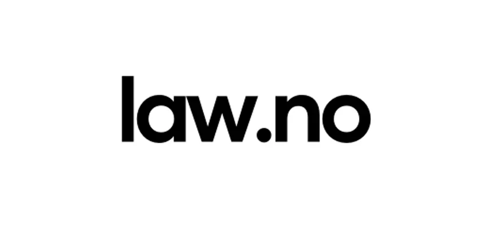 Law.no i svart tekst på hvit bakgrunn.