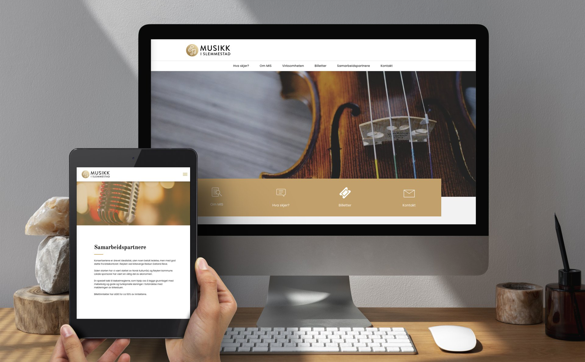 Nettside Musikk i Slammestad