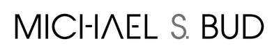 The name michael s. bud is written in black on a white background.