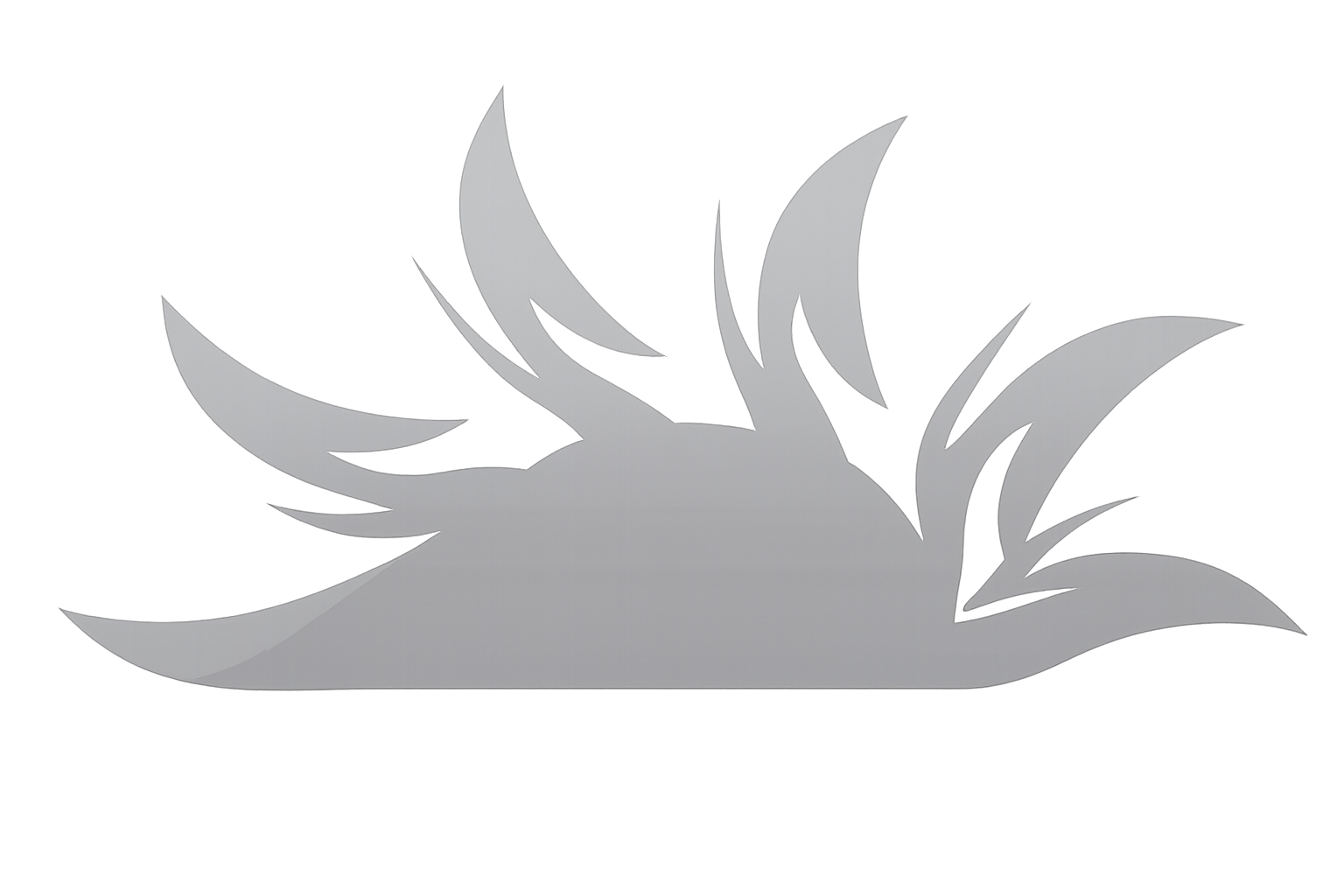 Gray abstract illustration of wind or burst.