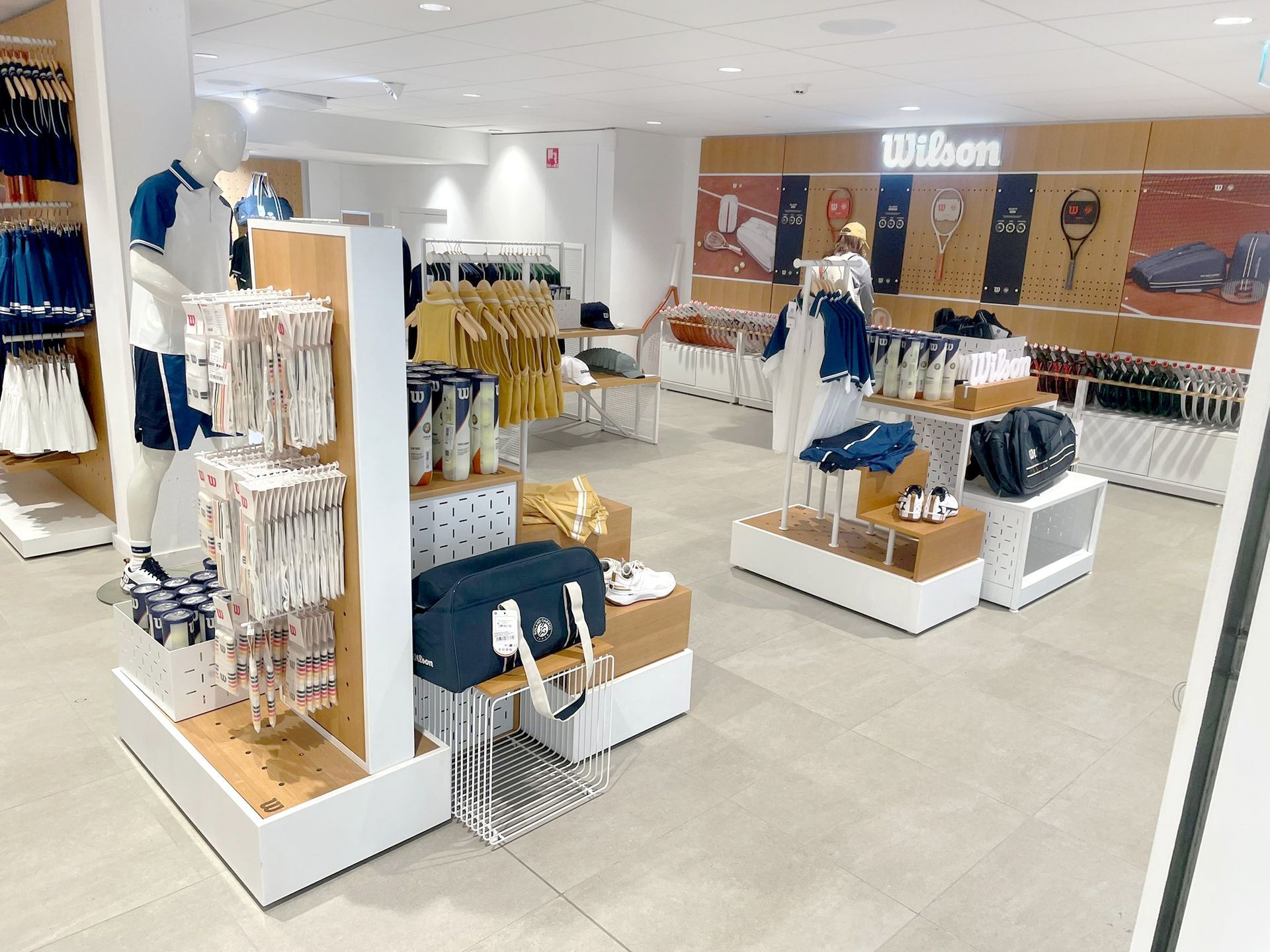 Wilson store designed, produced, and installed by Quarter20