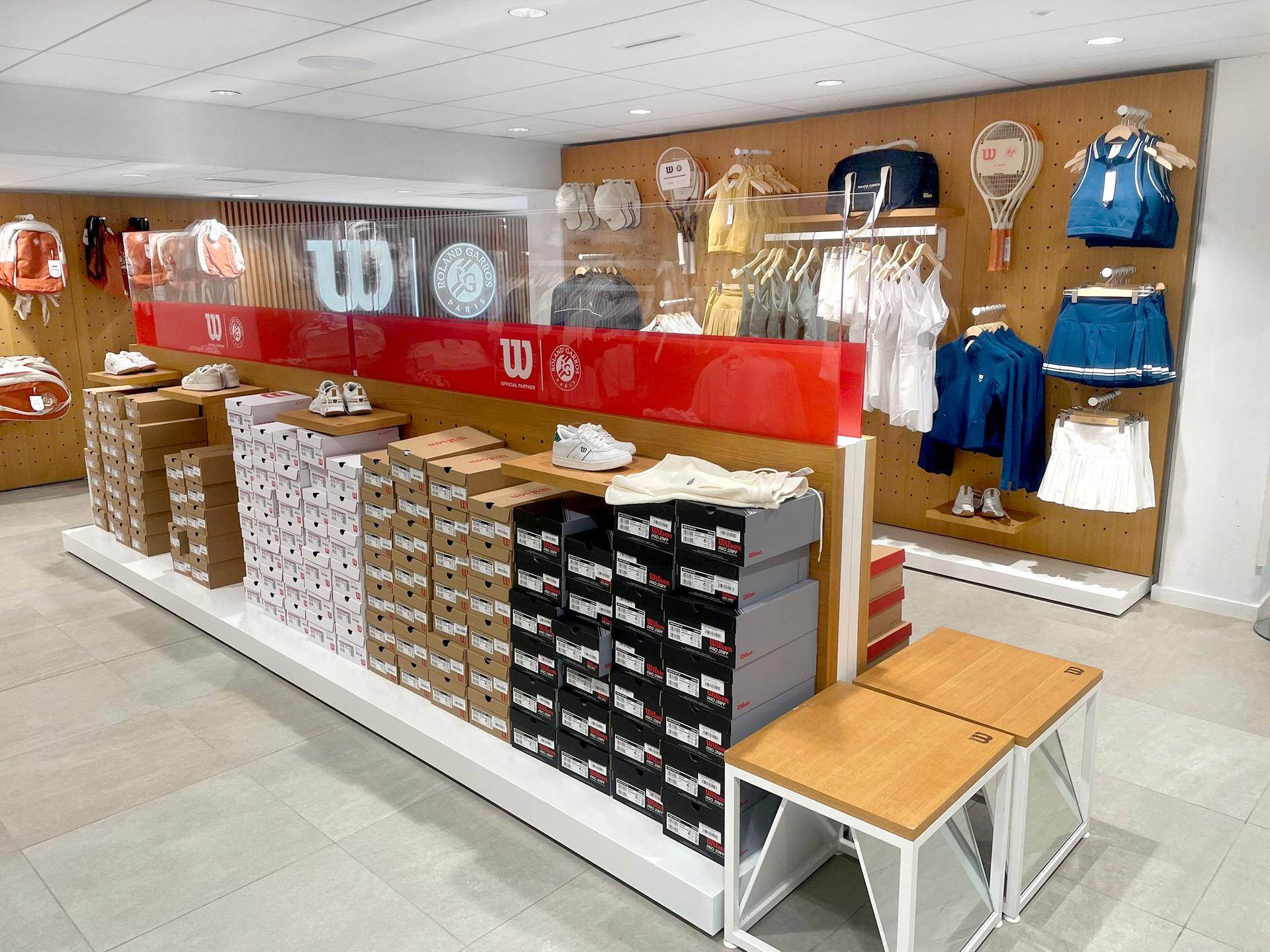 Wilson store designed, produced, and installed by Quarter20