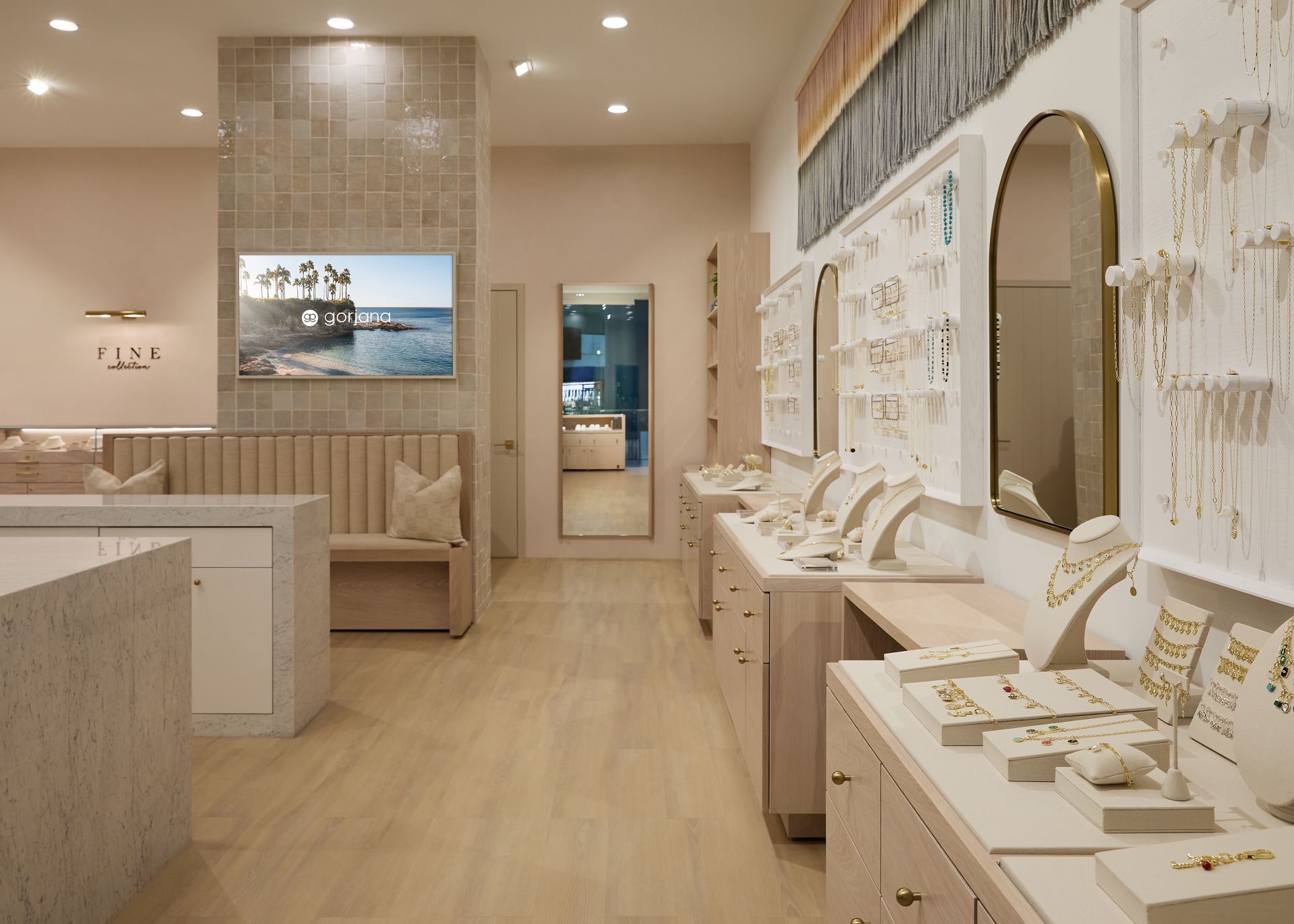 Gorjana store design supported and production by Quarter20