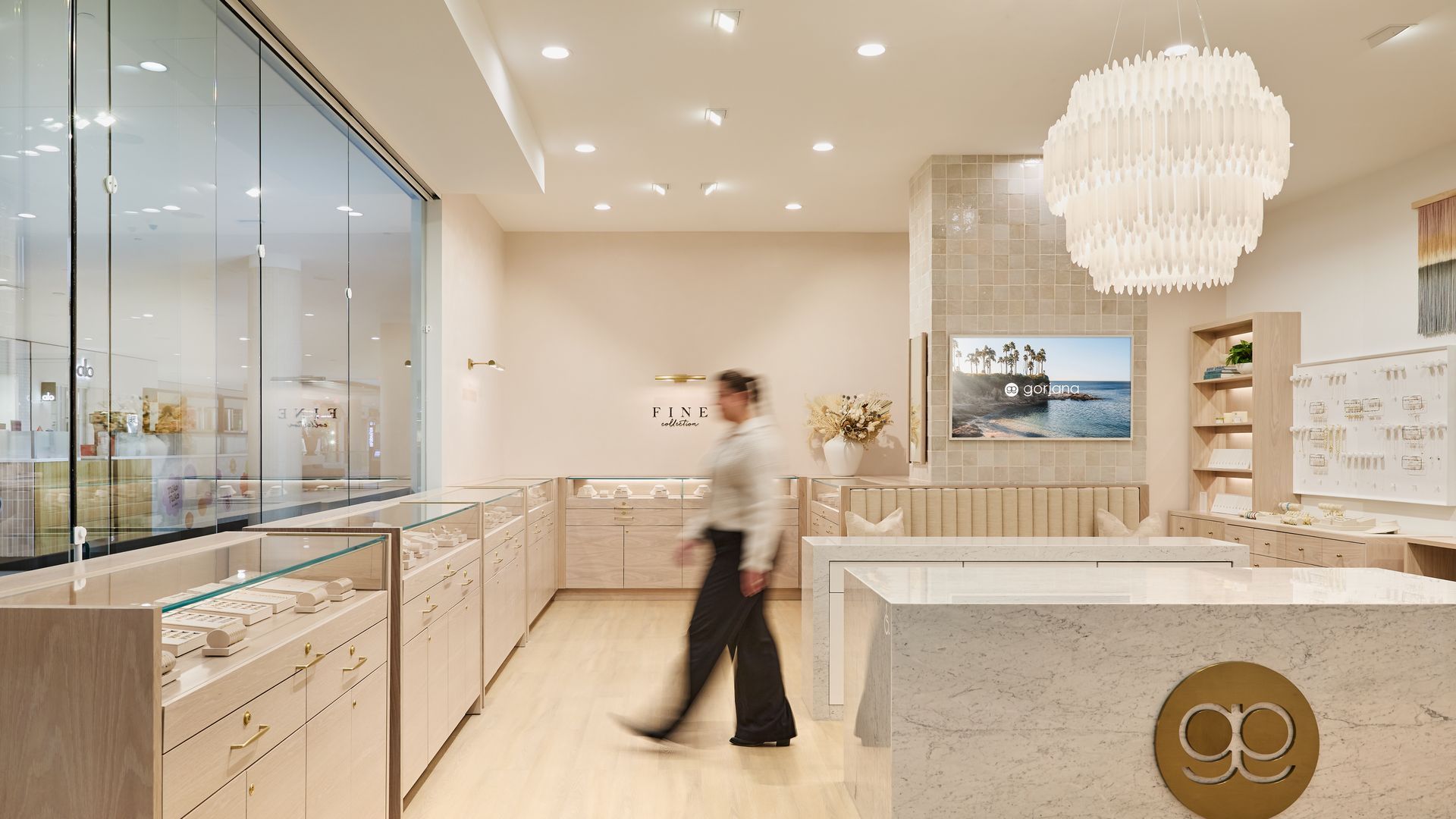 Gorjana store design supported and production by Quarter20
