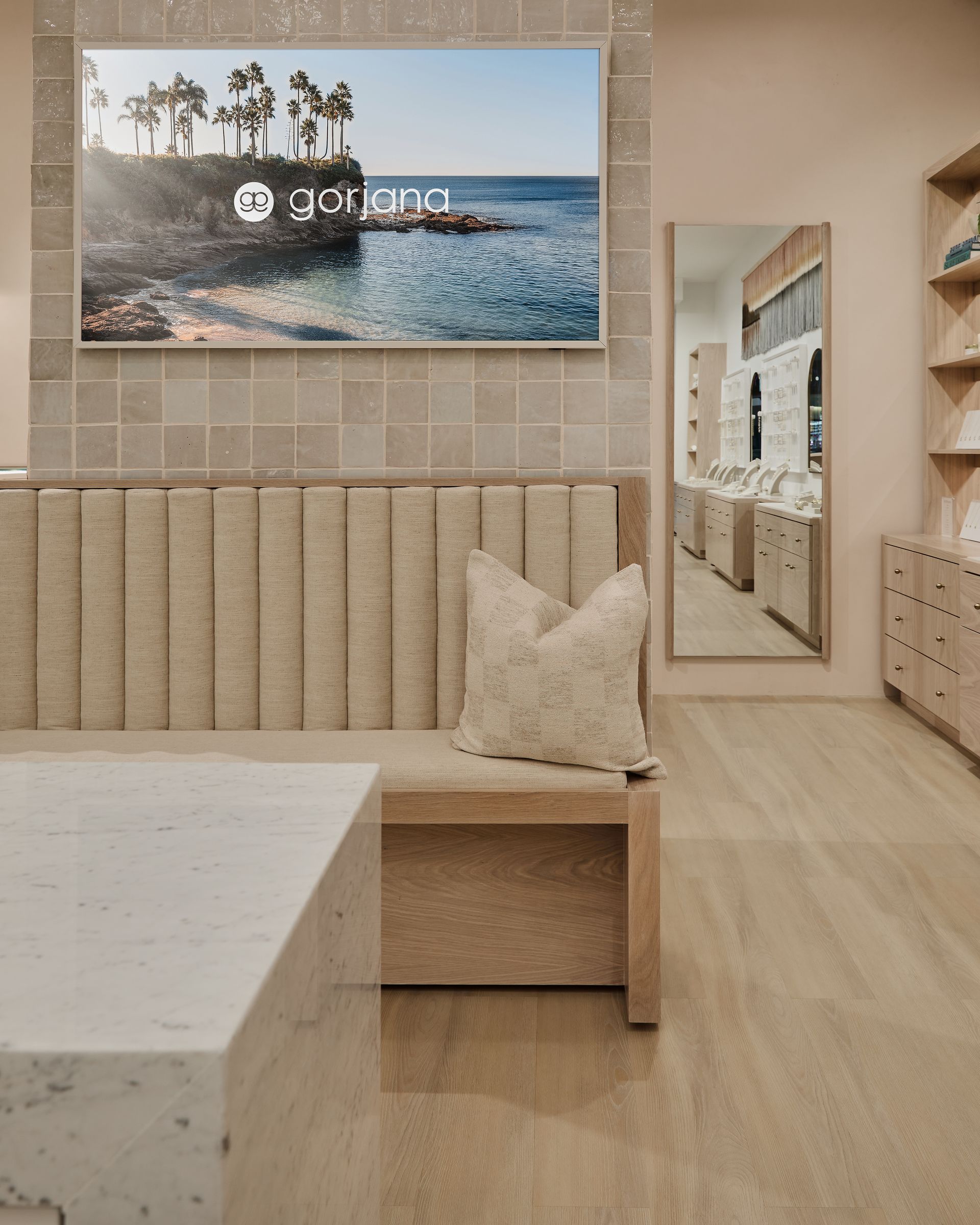 Gorjana store design supported and production by Quarter20