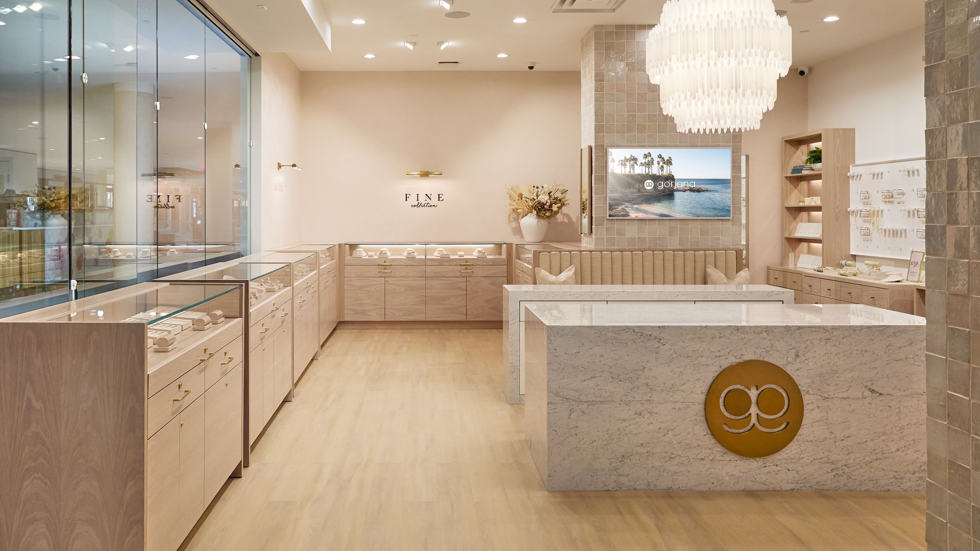 Gorjana store design supported and production by Quarter20