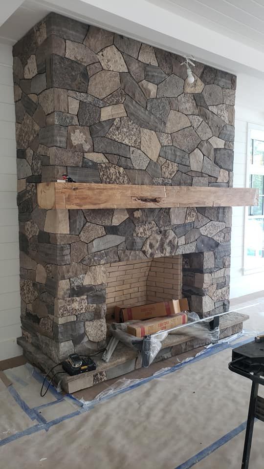Stone Chimney Indoor