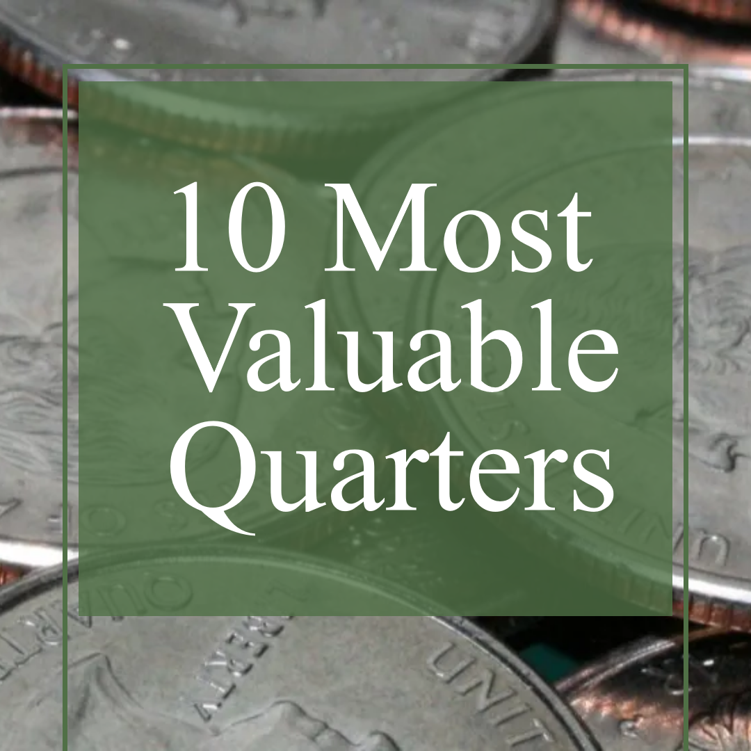 pile of washington quarters on a green surface