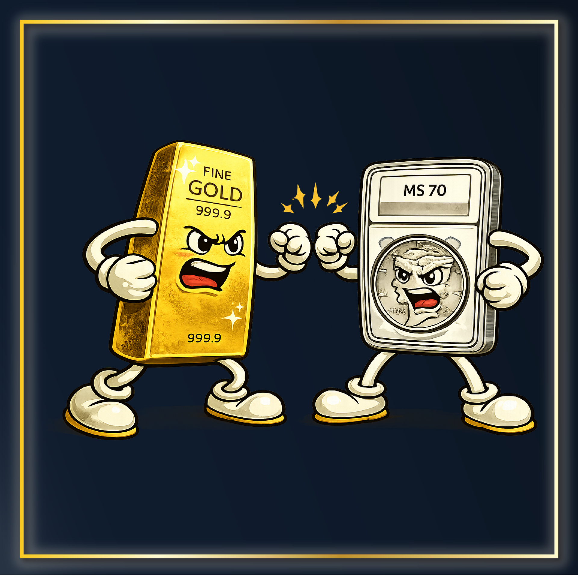 CC.com Gold Bar vs. Coin Showdown