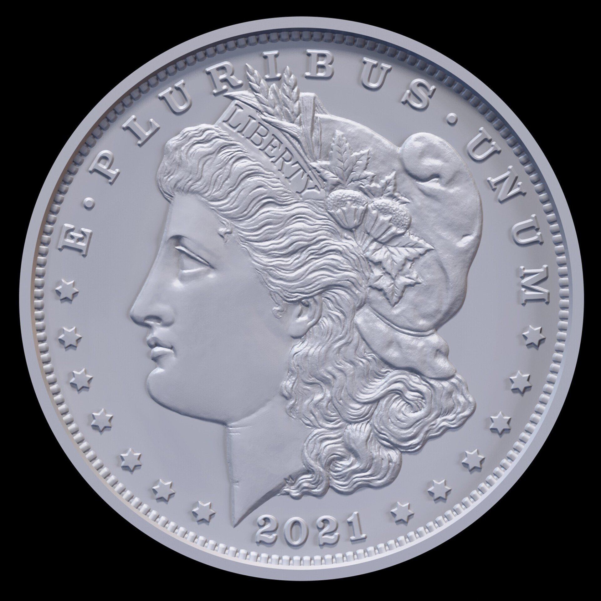 2021 Morgan Silver Dollar Design