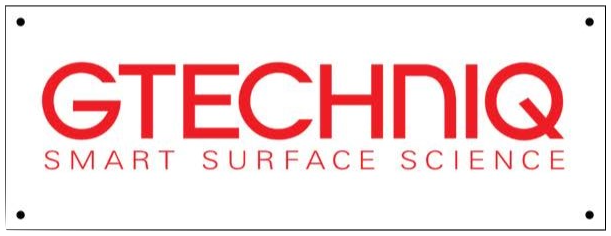 A sign that says gtechniq smart surface science