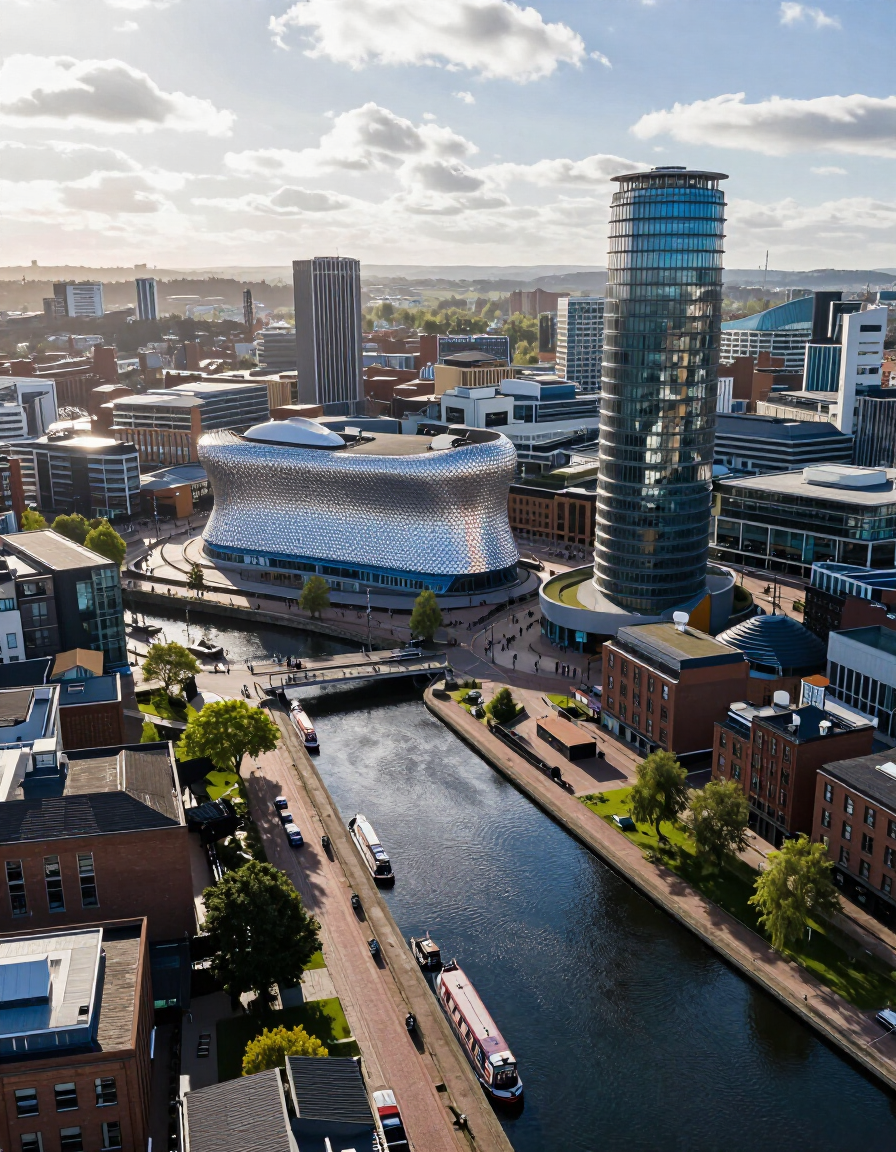 Business meeting in Birmingham office