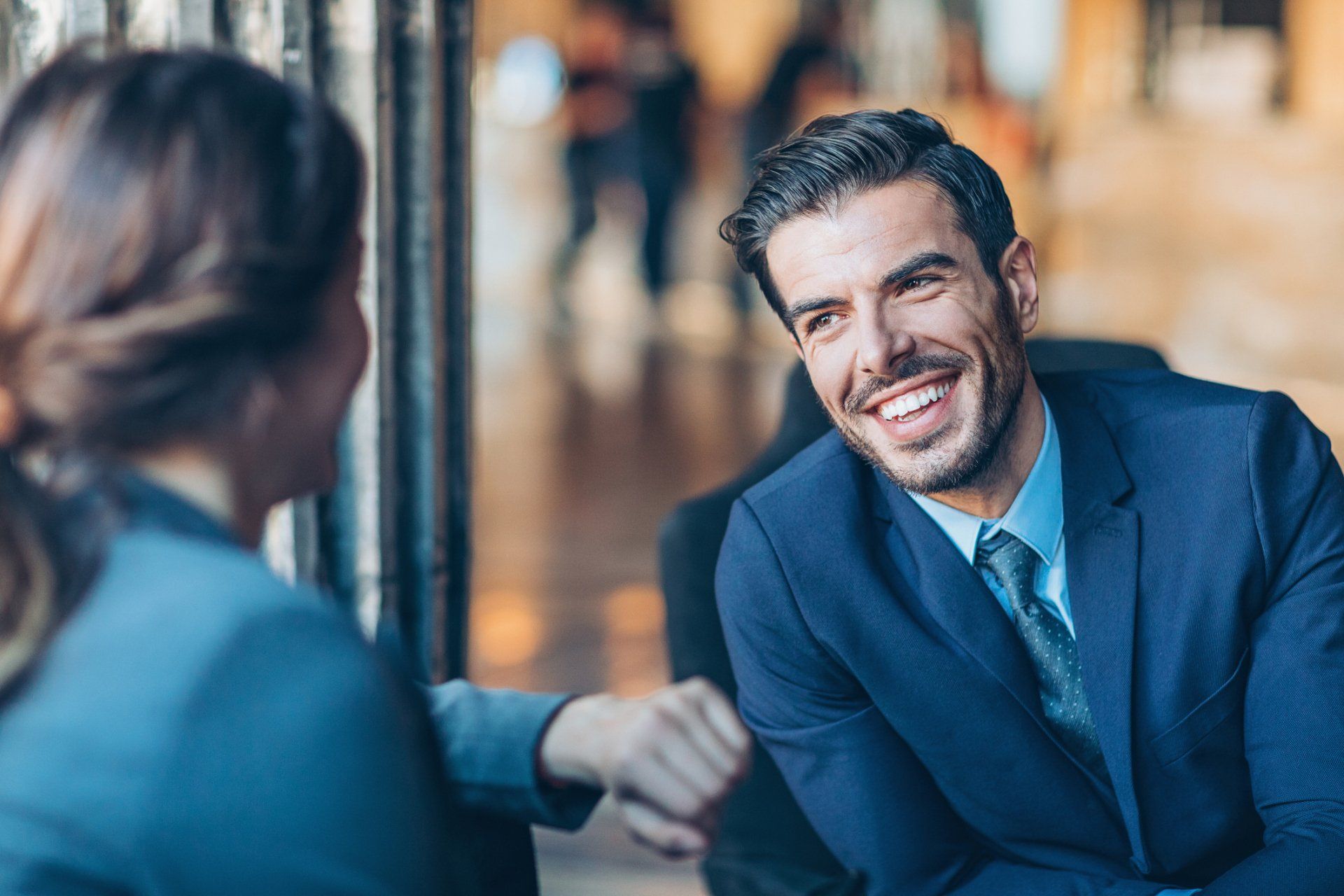 Male And Female Having Conversation — The Law Offices of Jack M. Kuykendall P.C. — Plano, TX