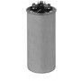 A black and white photo of a capacitor on a white background.