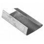 A close up of a metal bar on a white background.