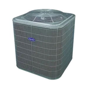 A carrier air conditioner on a white background