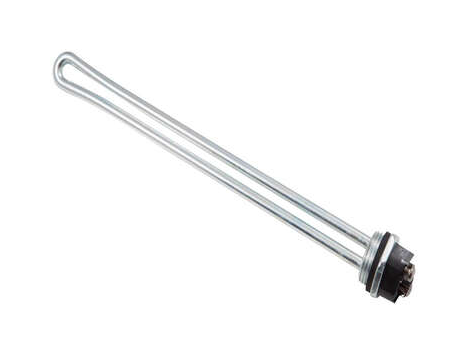 A close up of a heating element on a white background.
