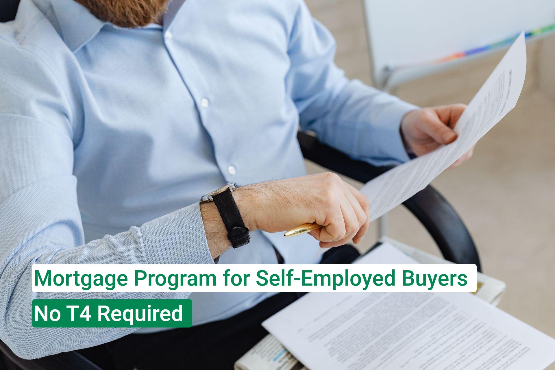 As a self-employed Canadian person researching the Alt-A Program, a tier of mortgage insurance.