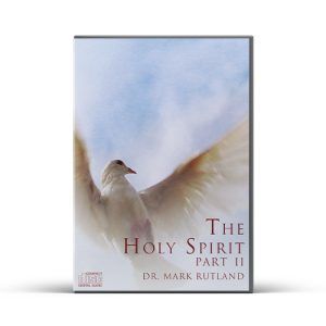 DVD case titled "The Holy Spirit Part II" with a dove in front of a blue sky.