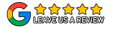 A Google logo and five yellow stars followed by the text