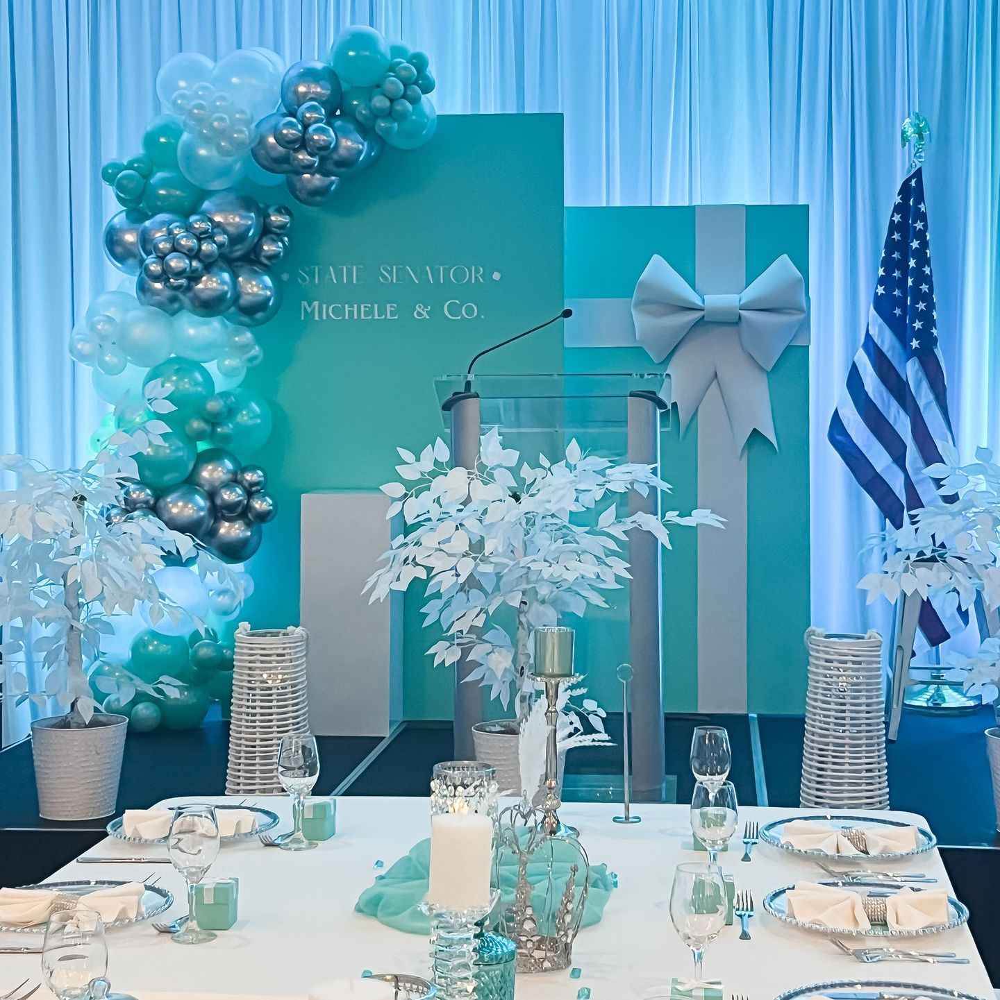 Tiffany Blue Party Decor