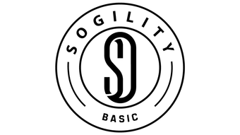 A logo for a company called sogility , which was established in 2018.