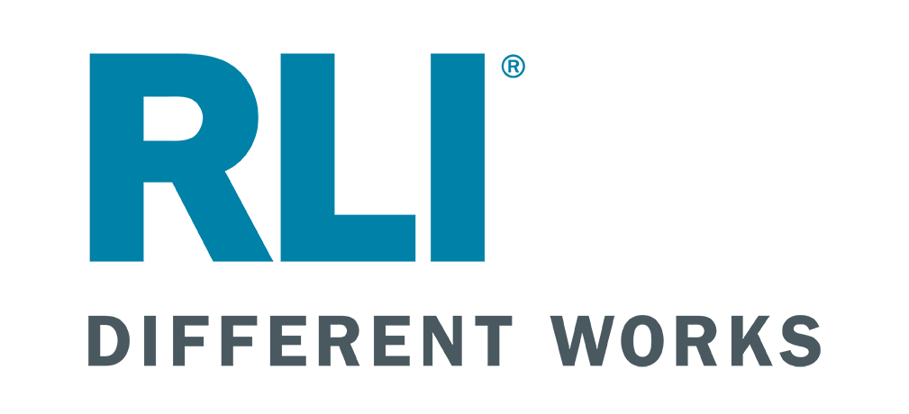 RLI logo with teal “RLI” and gray “DIFFERENT WORKS” text on white background