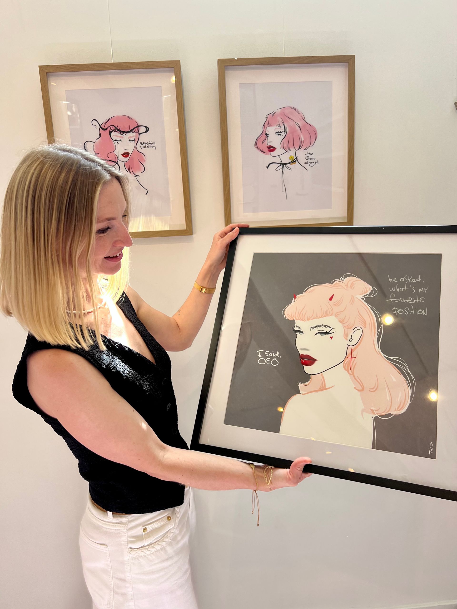 ZINA at MODESTADAMSTERDAMI Love Illustration Gallery
