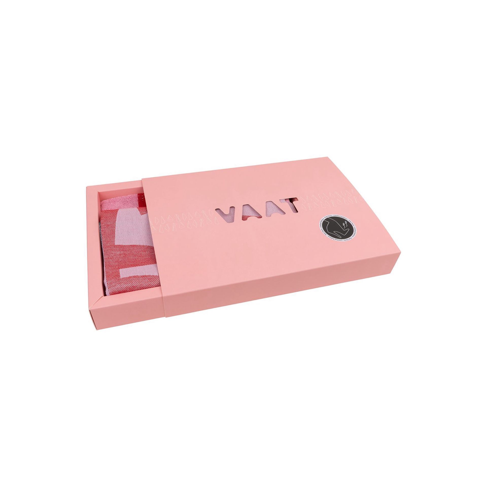 Pink rectangular box with