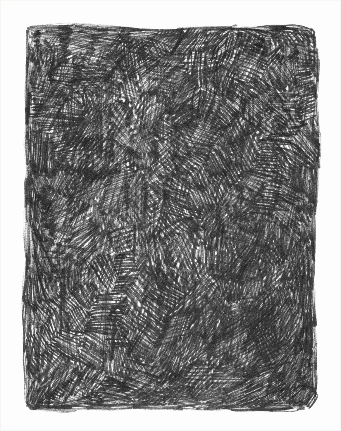 Rectangle filled with dense, scribbled lines in black on a white background.