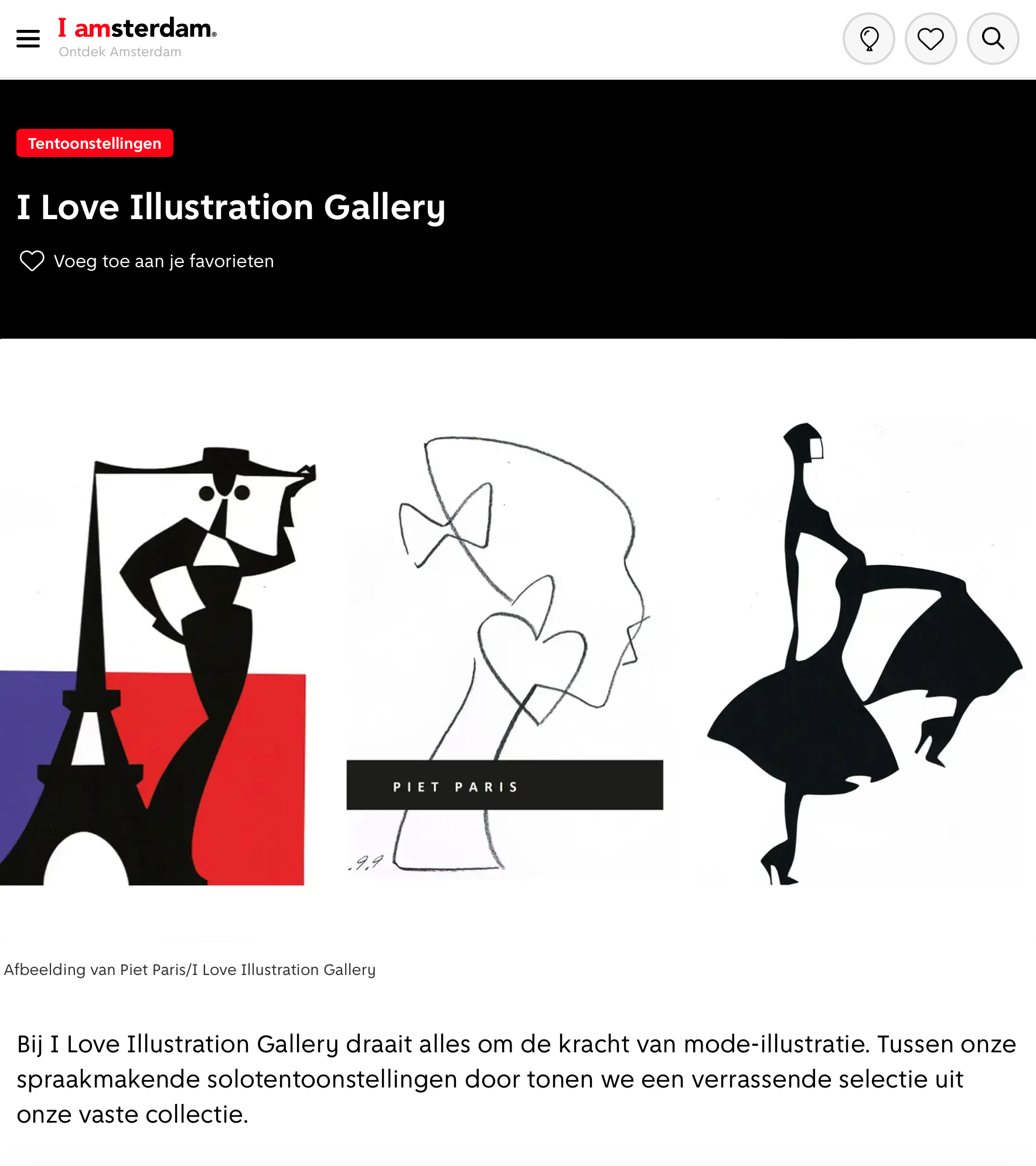 Three fashion illustrations: Paris scene, profile with hearts, woman in dress.