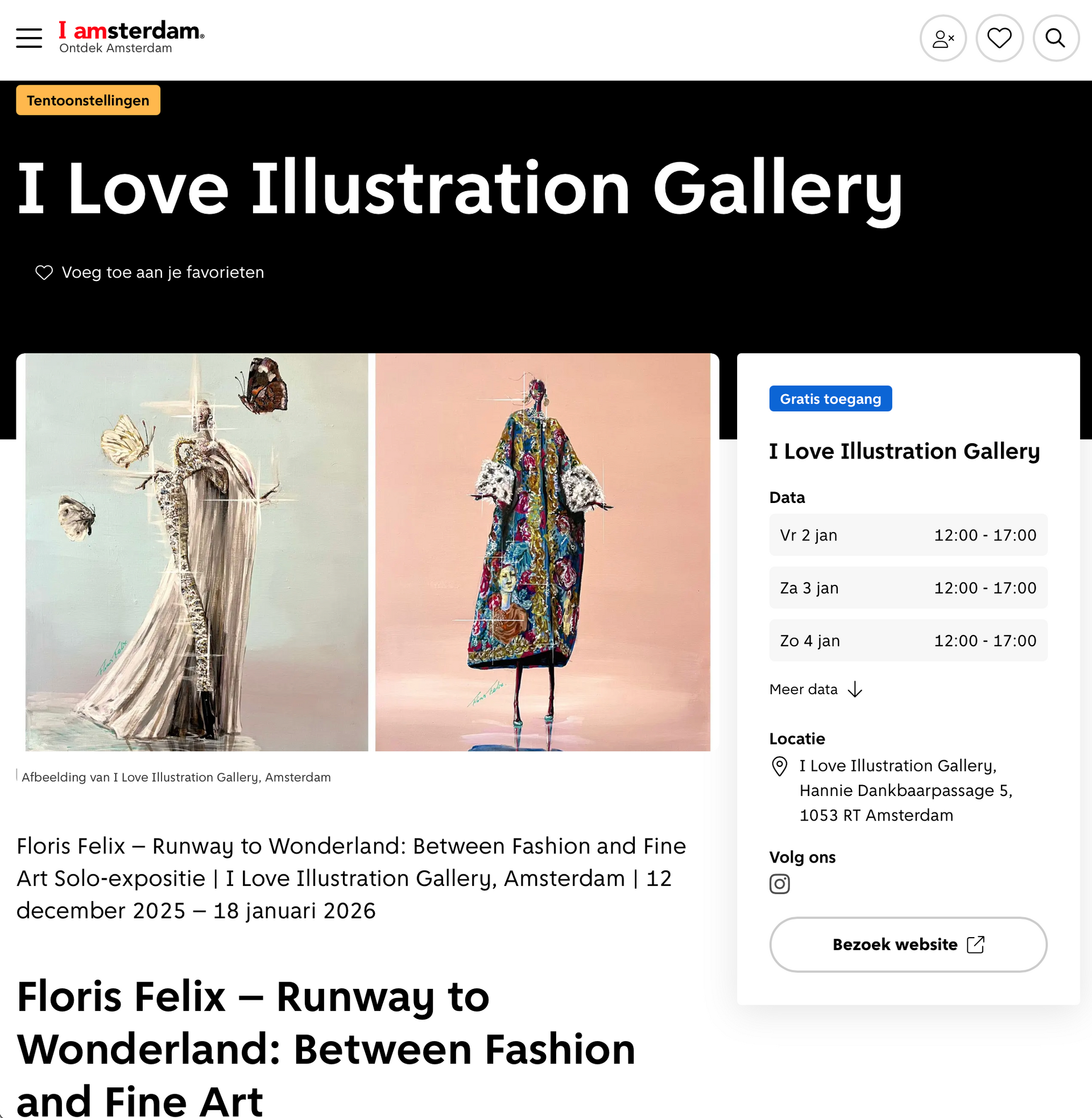 Website for 