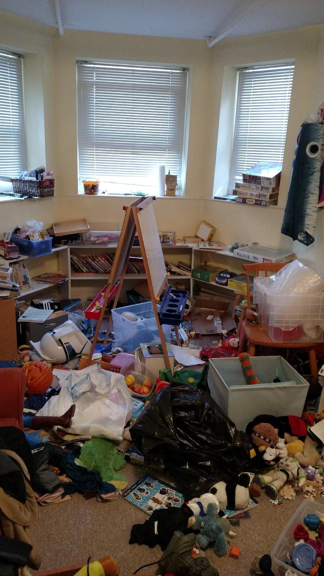 A room filled with lots of stuffed animals and toys.