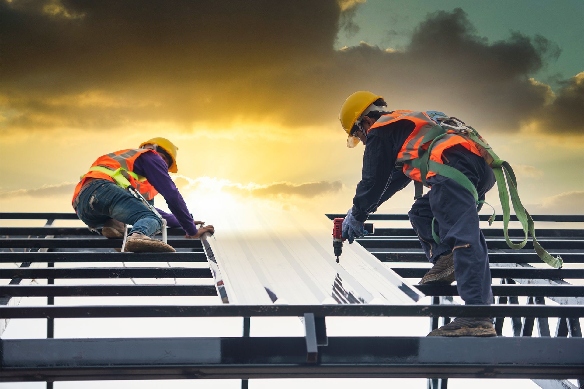 commercial roof installation