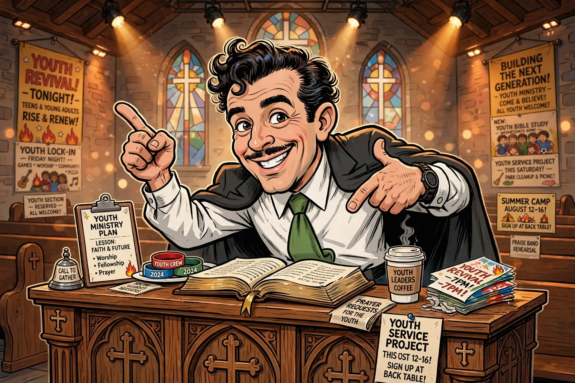 A well-known pastor and youth conference speaker that has disqualified himself through sexual sin