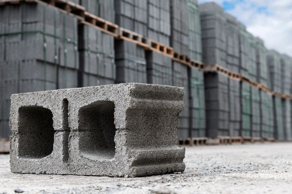 A Concrete Block Is Sitting on The Ground — BVN Landscape and Concrete Supplies in St Georges Basin, NSW
