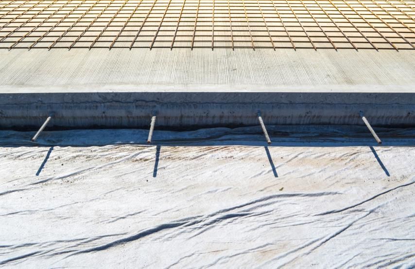 A Concrete Floor Under Construction with A Metal Mesh — BVN Landscape and Concrete Supplies in St Georges Basin, NSW