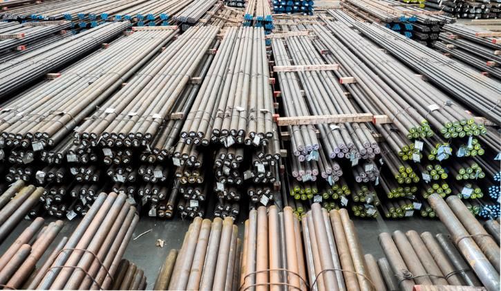Large Stacks of Long, Cylindrical Metal Bars Bundled —BVN Landscape and Concrete Supplies in St Georges Basin, NSW